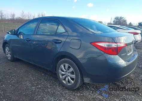 2014 Toyota Corolla Le from USA, damaged, VIN 2T1BURHE0EC136661